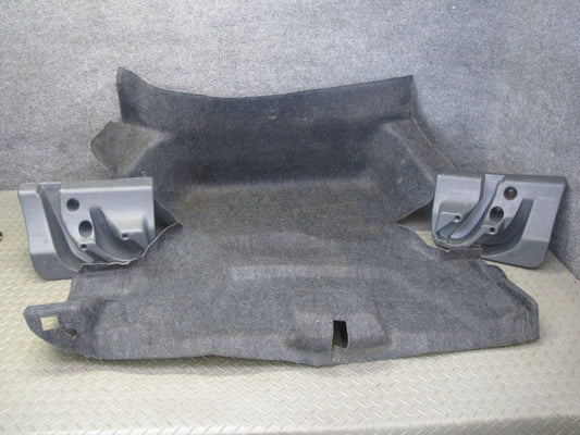 98-02 Pontiac Firebird Coupe Rear Trunk Carpet Floor w T-top Holder Set OEM