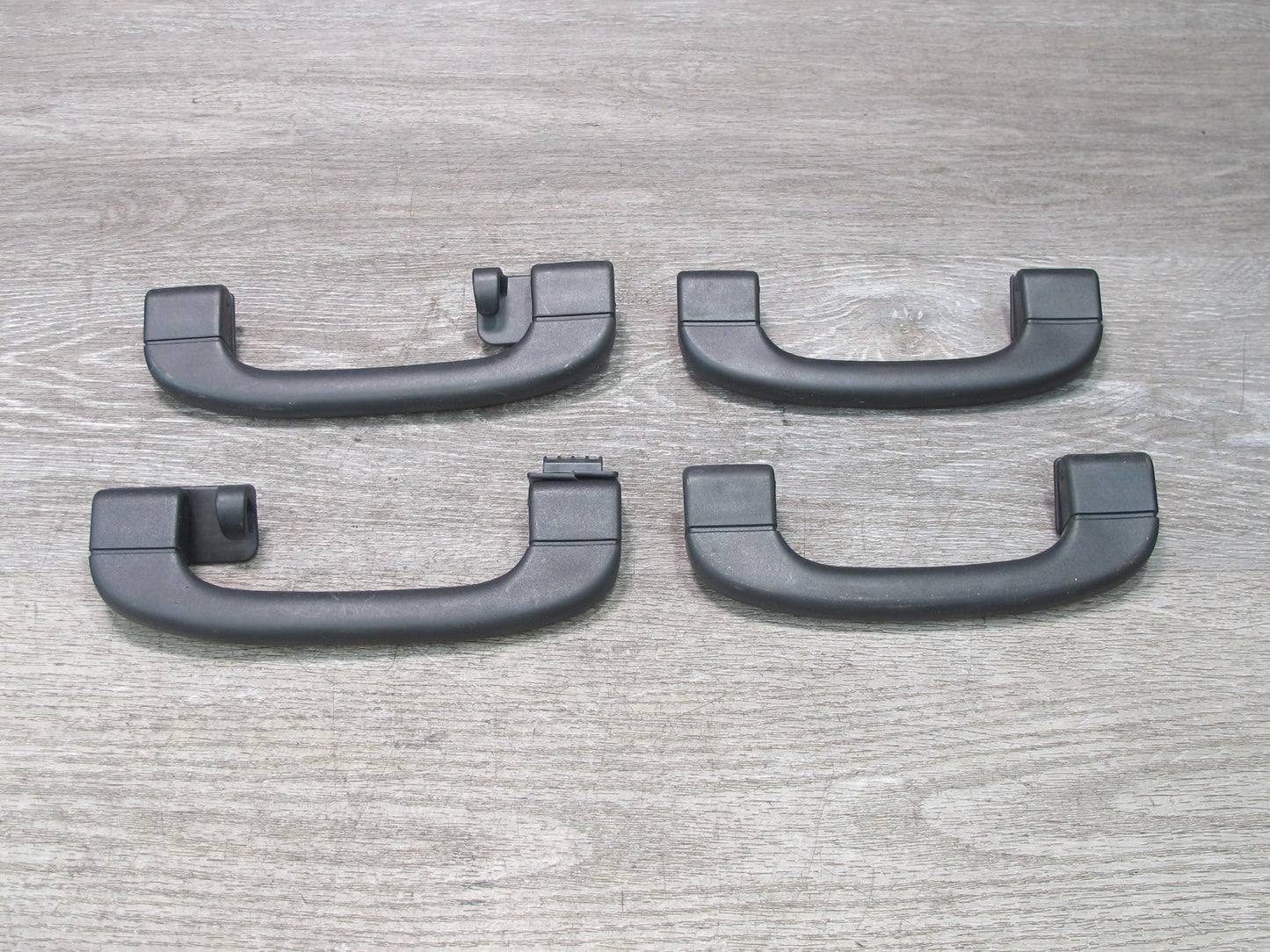 2007-2013 BMW E70 X5 Front & Rear Overhead Interior Grab Handle Black Set of 4