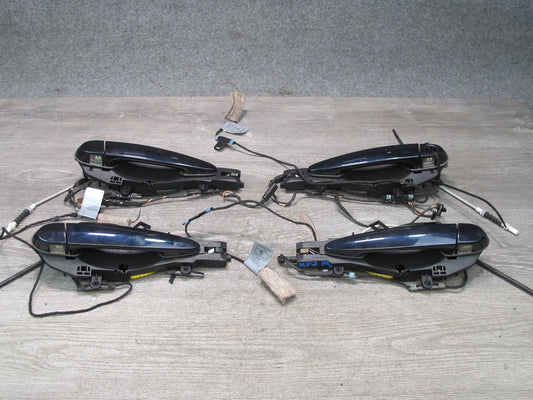 2007-2013 BMW E70 X5 Front & Rear Door Exterior Handle w Keyless Entry Set of 4