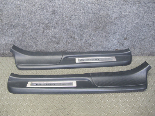 00-05 Honda S2000 Set of 2 Left & Right Door Scuff Sill Plate Trim Panel OEM