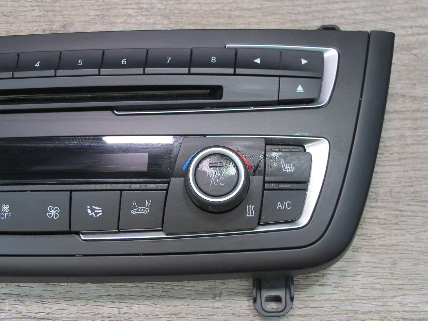 14-16 BMW F30 F31 F32 F33 F34 Radio CD Audio A/C Heater Climate Control Switch