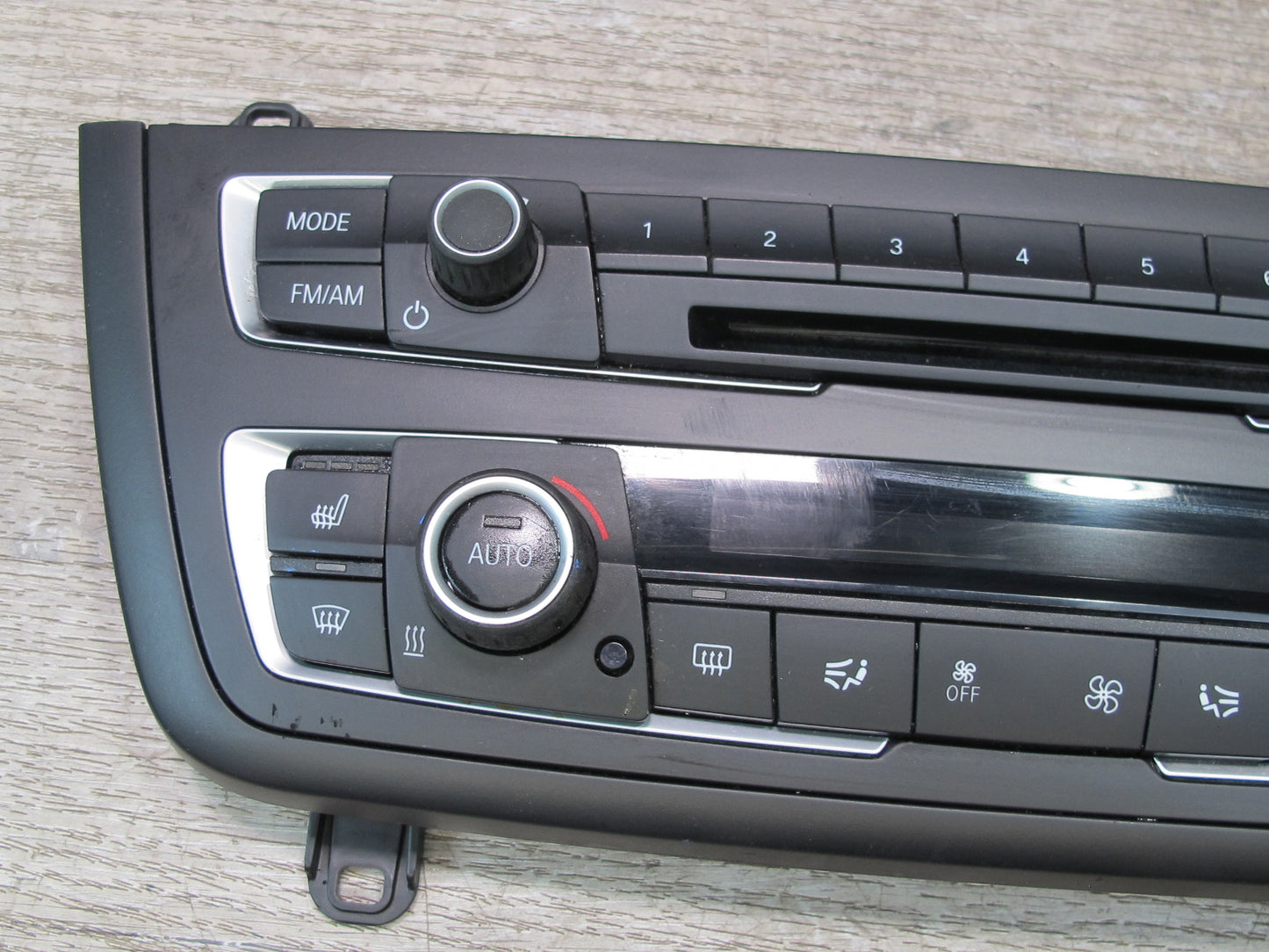 14-16 BMW F30 F31 F32 F33 F34 Radio CD Audio A/C Heater Climate Control Switch