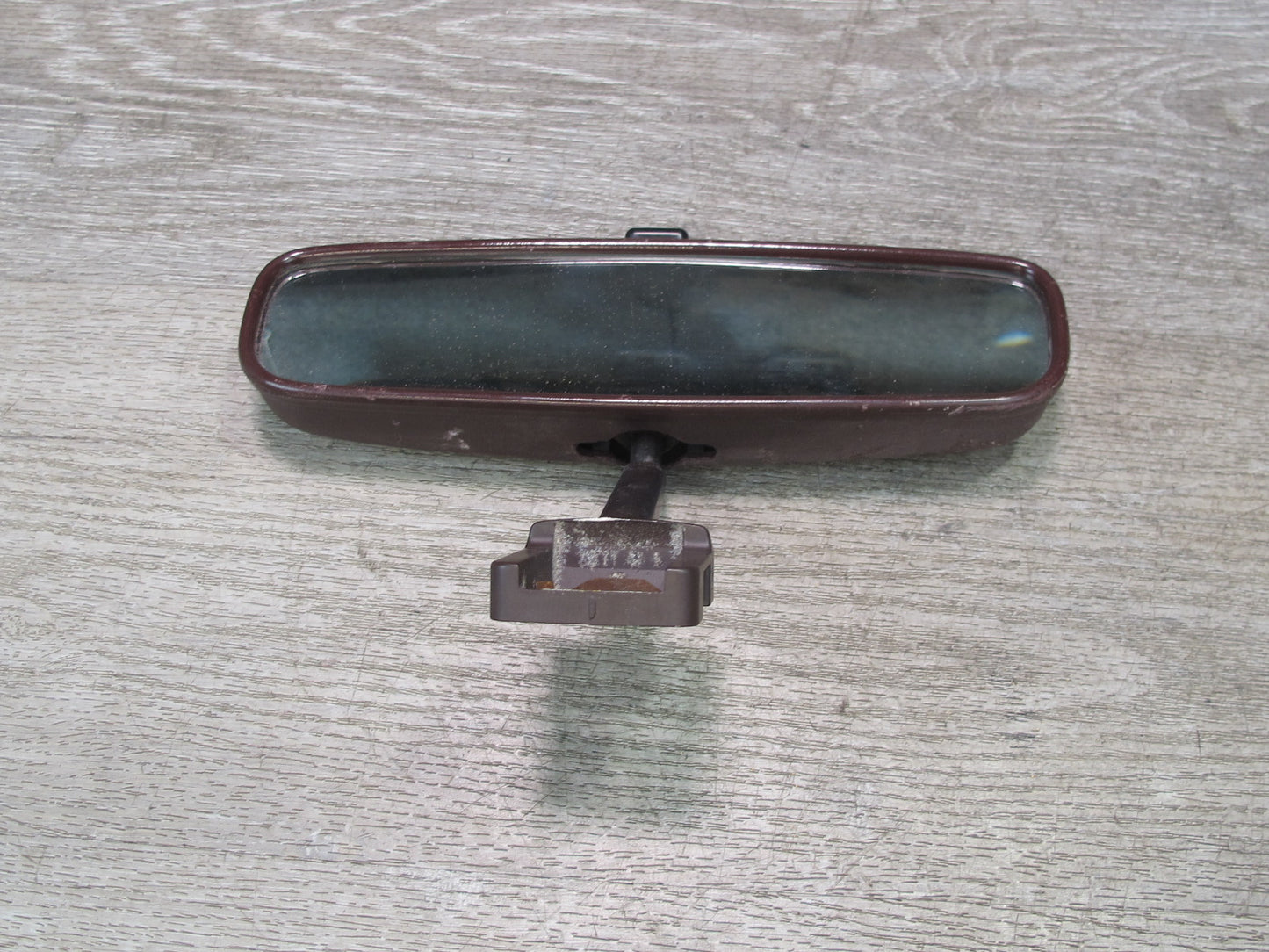 86-92 Toyota Supra MA70L Manual Dimming Interior Rear View Mirror Maroon OEM