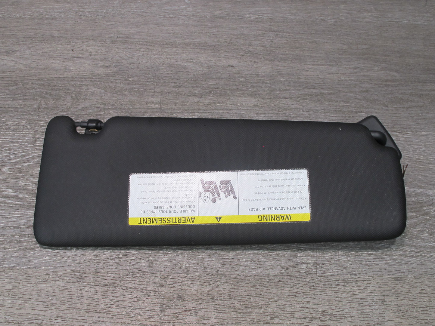 12-18 BMW F30 F31 3-SERIES Set of 2 Front Left & Right Sun Visor Black OEM