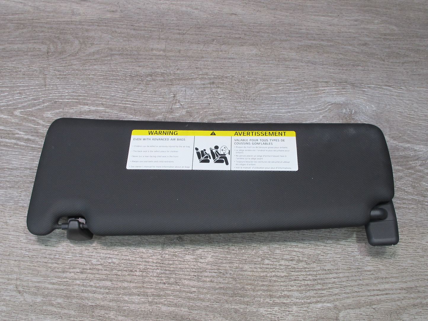 12-18 BMW F30 F31 3-SERIES Set of 2 Front Left & Right Sun Visor Black OEM