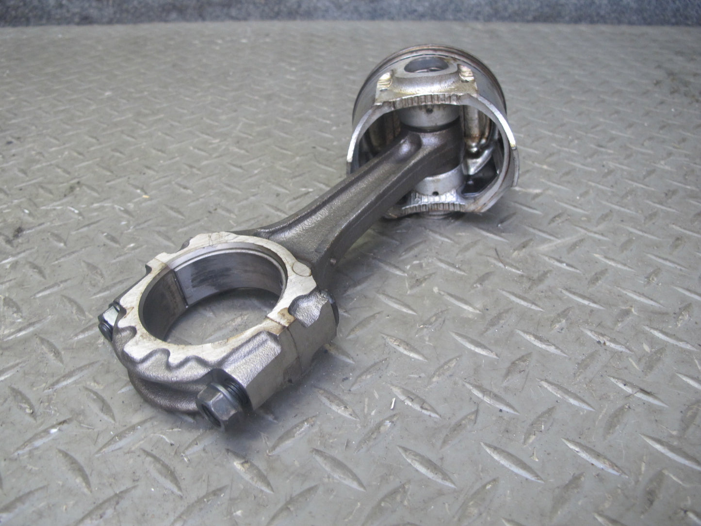 89-92 Toyota Supra MA70L 7MGE NA Set of 6 Engine Piston w Connecting Rod 71K OEM