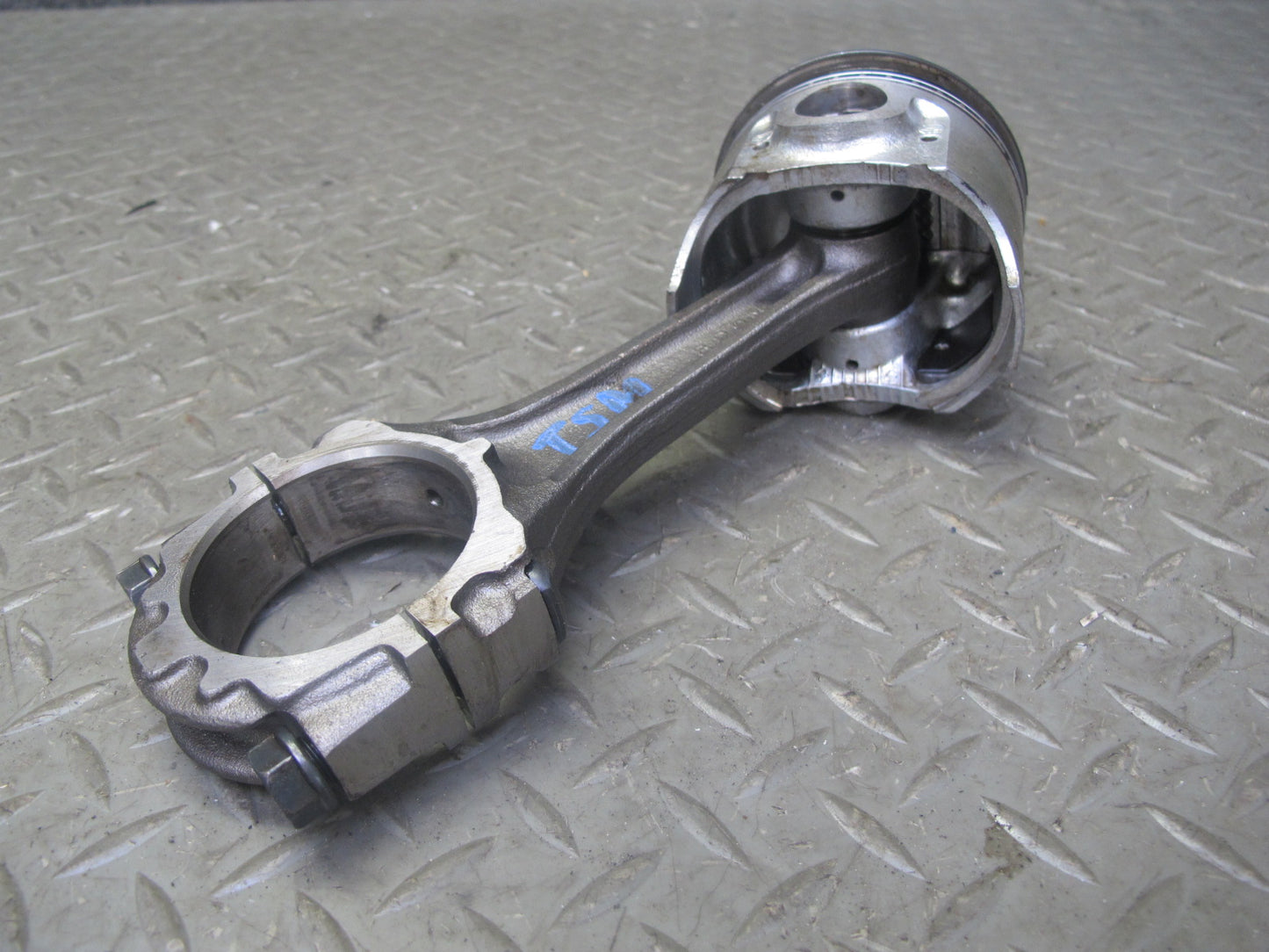 89-92 Toyota Supra MA70L 7MGE NA Set of 6 Engine Piston w Connecting Rod 71K OEM