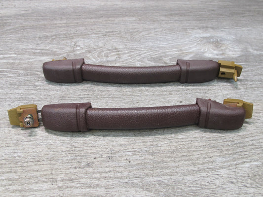 86-92 Toyota Supra MA70L Set of 2 Left & Right Overhead Grab Handle Maroon OEM