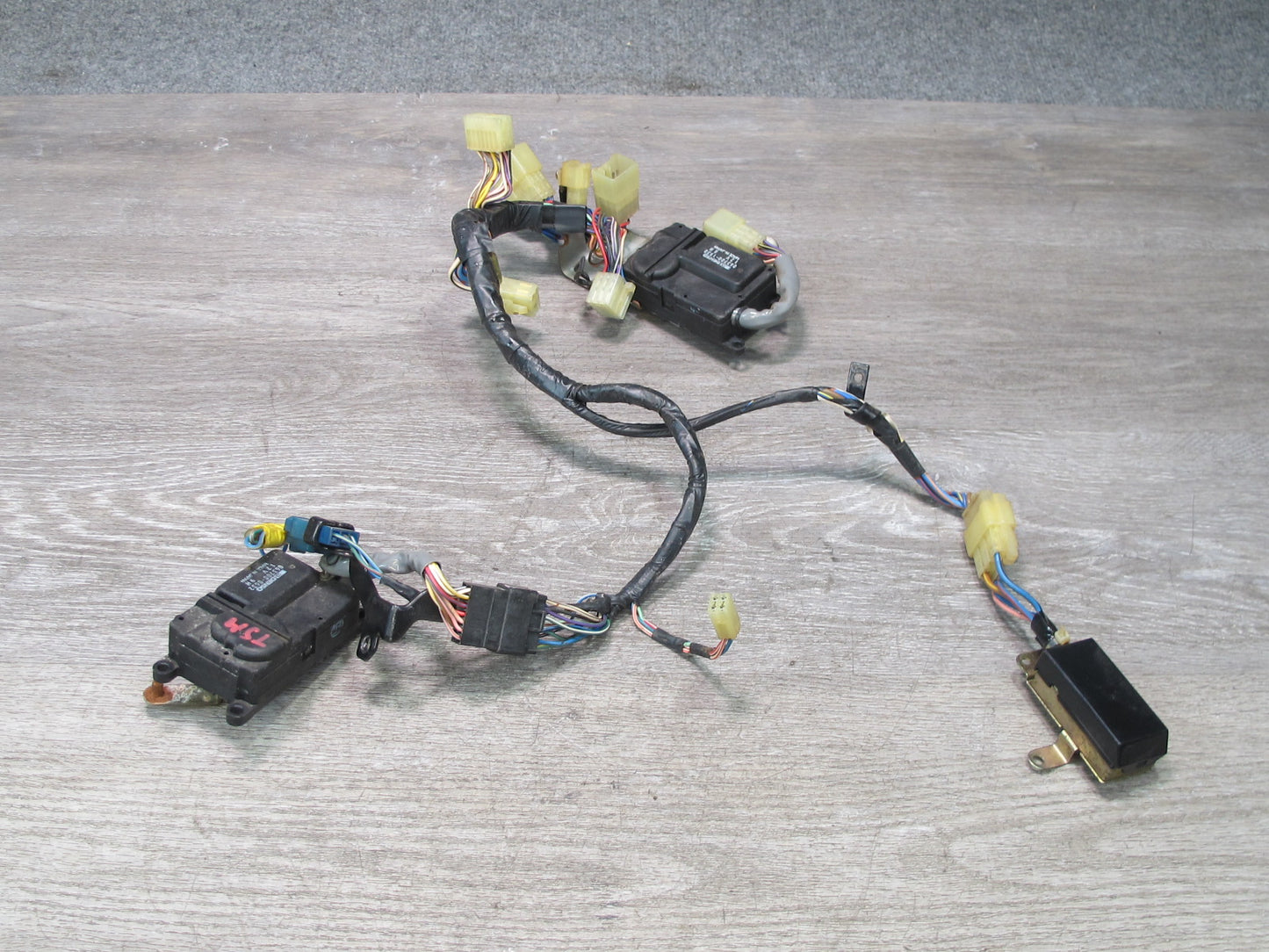 86-92 Toyota Supra MK3 Set of 3 Heater Core Vent Flap Actuator Sensor w Wire OEM