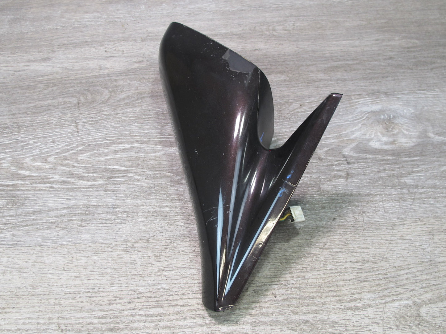 89-92 Toyota Supra MK3 7MGE NA Front Right Side View Power Mirror Black Ruby OEM