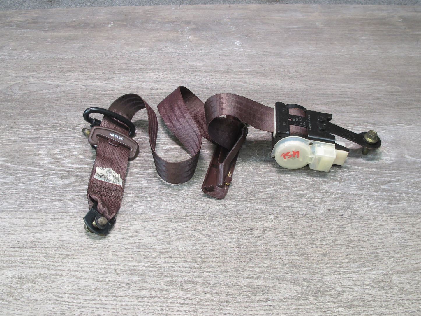 89-92 TOYOTA SUPRA MK3 REAR RIGHT & LEFT SIDE SEATBELT RETRACTOR SET OEM