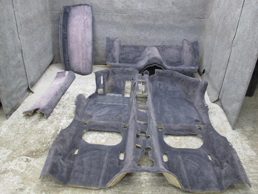 05-12 Porsche 911 997 Coupe Floor Rear Seat Trunk Carpet Liner Cover Set