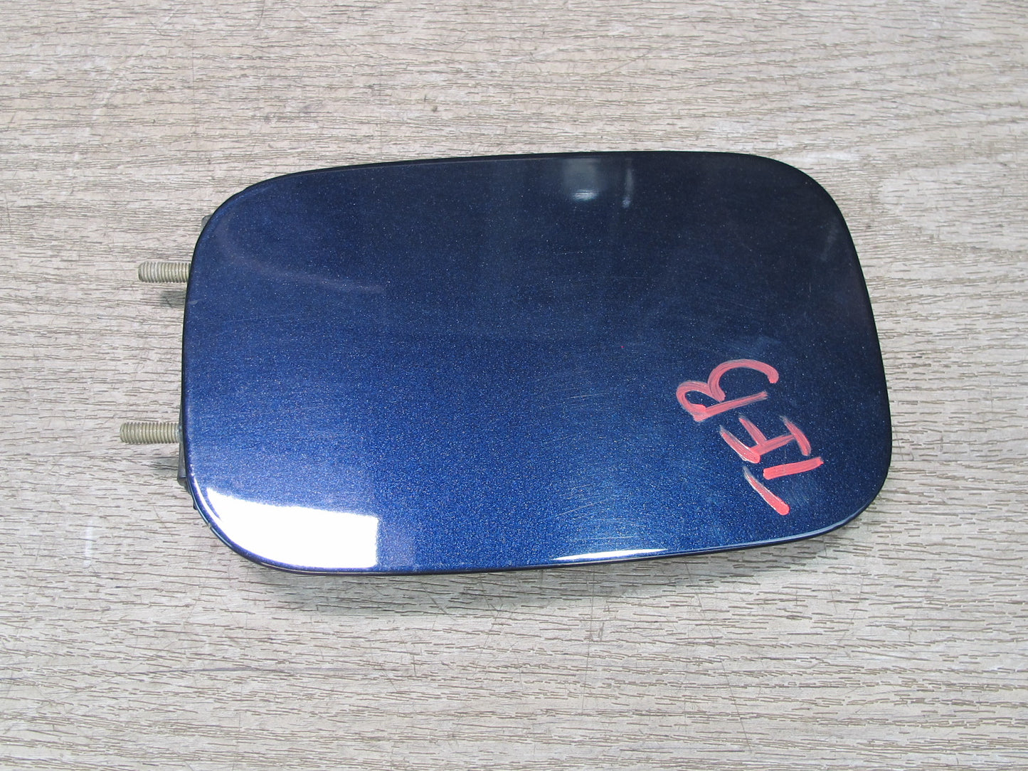 01-06 BMW E46 3-SERIES Fuel Tank Filler Door Lid Cover Orient Blue OEM