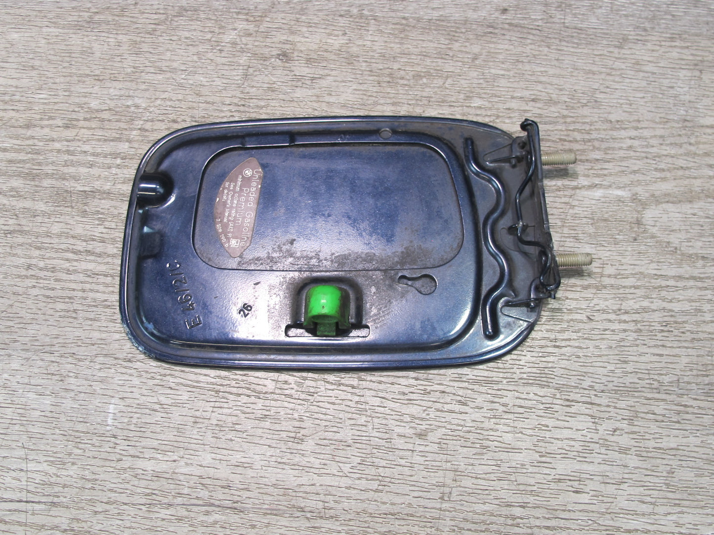 01-06 BMW E46 3-SERIES Fuel Tank Filler Door Lid Cover Orient Blue OEM