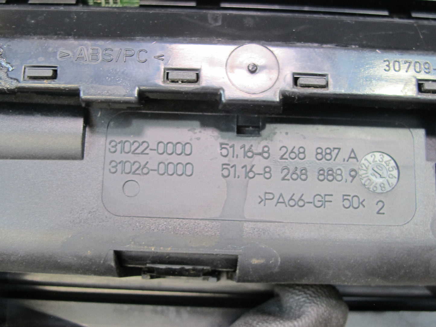 01-06 BMW E46 Convertible Dash Center Console Ashtray DSC TOP Roof Switch OEM
