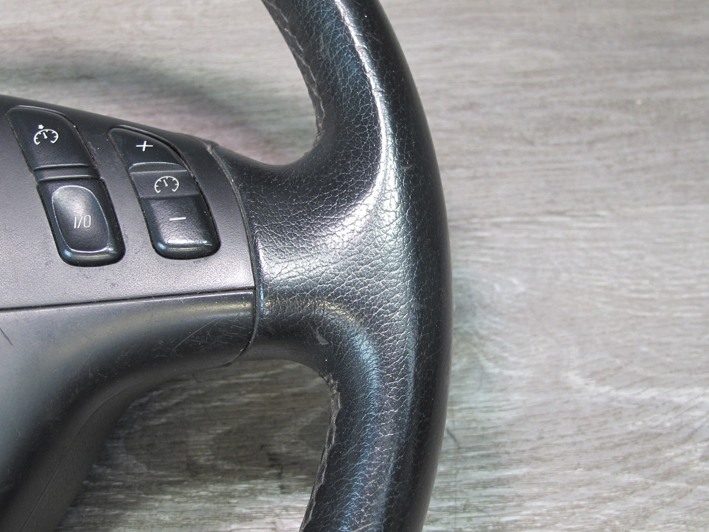 01-06 BMW E46 CONVERTIBLE FRONT LEFT DRIVER SIDE SPORT STEERING WHEEL W/ SRS AIRBAG OEM