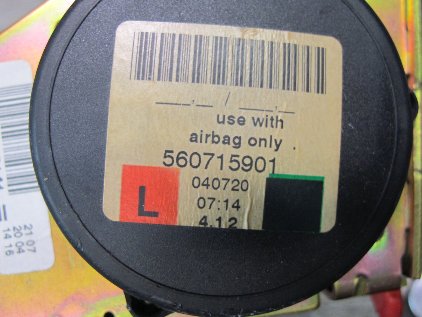 01-06 BMW E46 CONVERTIBLE FRONT RIGHT & LEFT SIDE SEATBELT RETRACTOR SET OEM