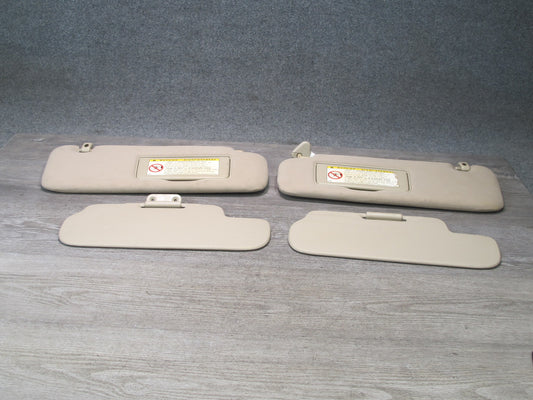 2003-2007 Lexus UZJ100L LX470 Primary & Secondary Front Sun Visor Set of 4