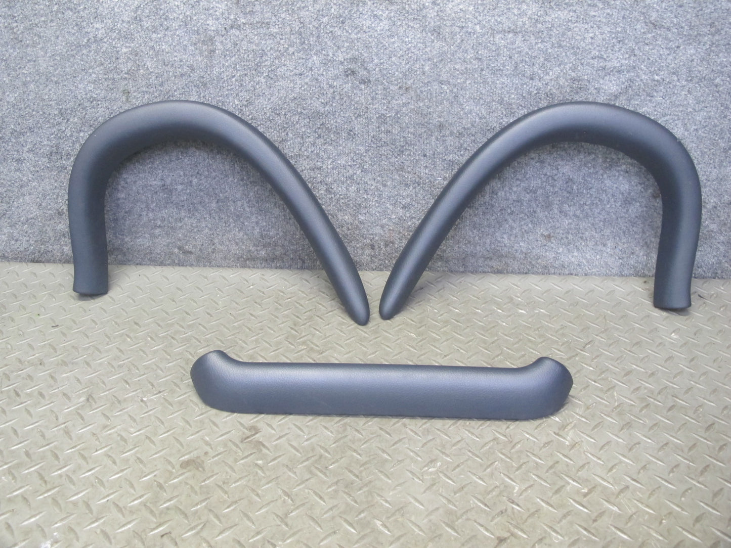 1997-2004 Porsche Boxster 986 Convertible Roll Bar Trim Pad Cover Set of 3