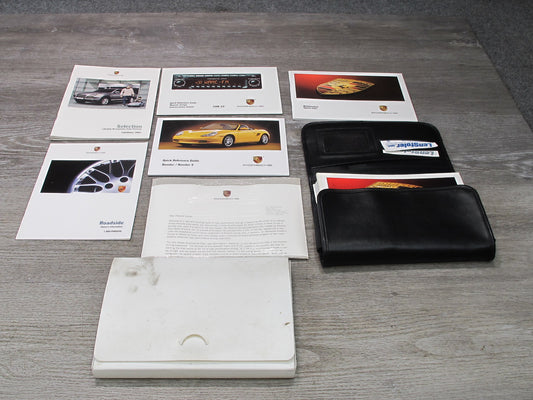 2003 Porsche Boxster 986 Owner User Operator Guide Manual Book W/ Case Set