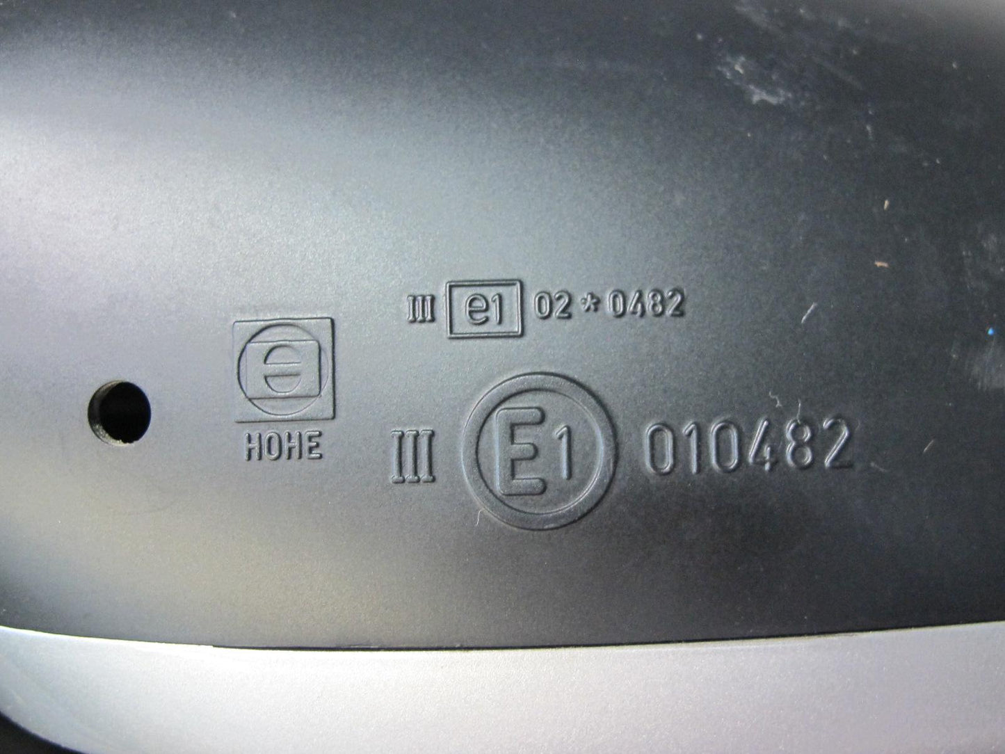 1997-2004 Porsche Boxster 986 Left Door Exterior Side View Heated Mirror Silver