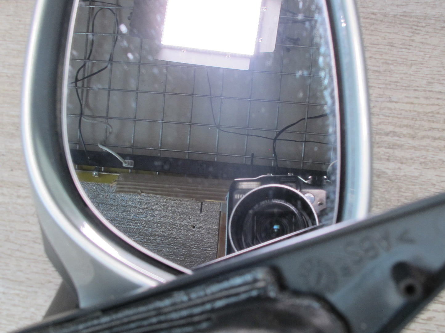 1997-2004 Porsche Boxster 986 Left Door Exterior Side View Heated Mirror Silver