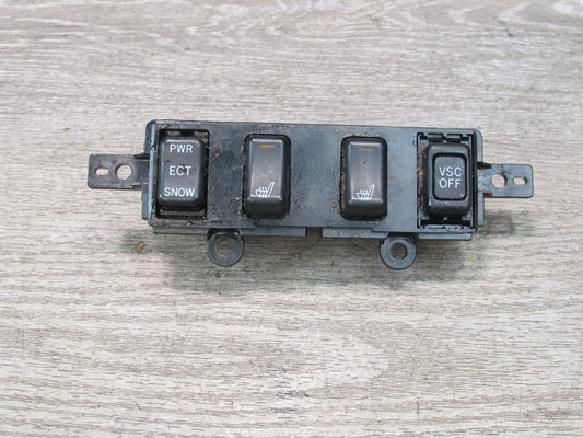 98-05 Lexus GS400 GS430 GS300 Snow ECT VSC Heated Seat Switch Panel Black OEM