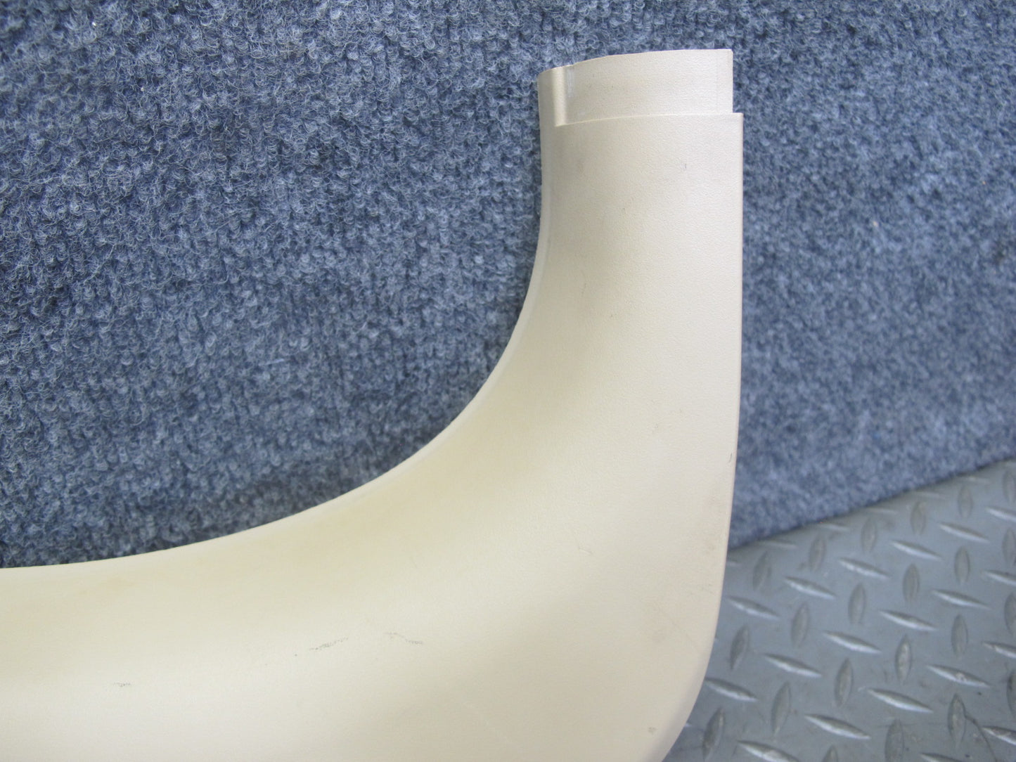 01-06 BMW E46 Coupe Convert Left Footrest & Right Kick Trim Panel Set Beige OEM