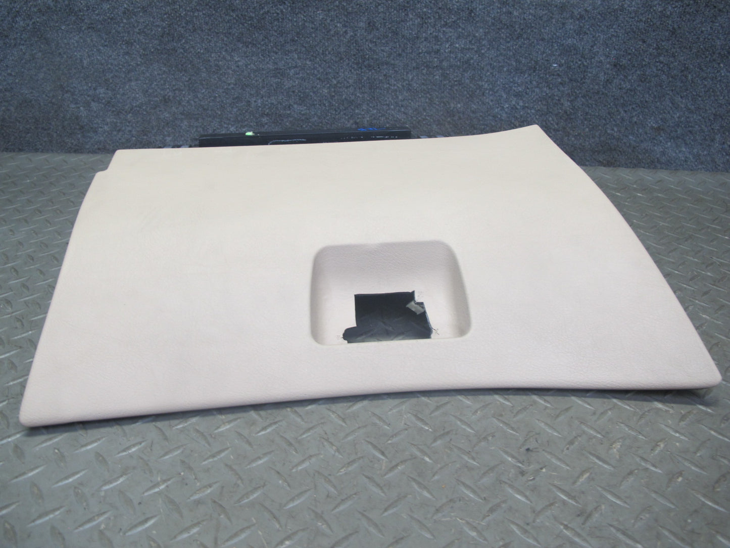 01-06 BMW E46 Convertible Dash Glove Box Storage Compartment Door Lid Beige OEM