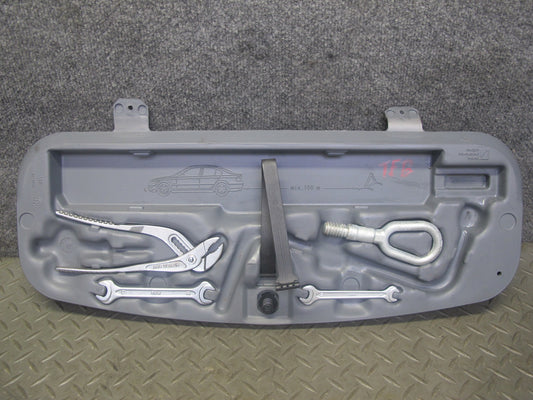 01-06 BMW E46 Convertible Spare Tire Lift Jack Wrench Tool KIT Case OEM