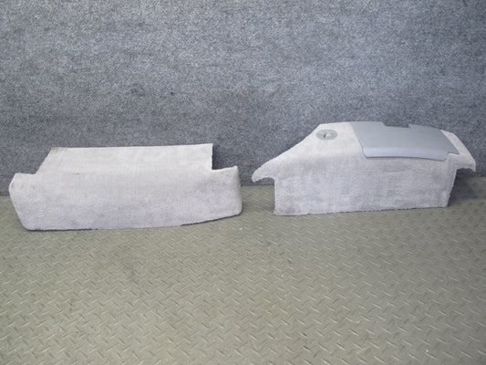 2003-2010 Porsche Cayenne 955 Front Left Seat Frame Trim Carpet Panel Set of 2