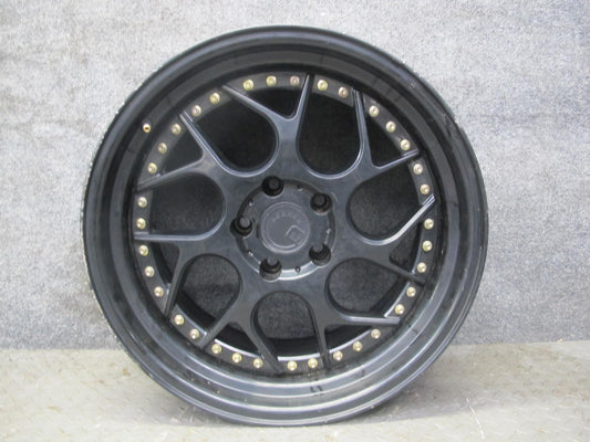 Aodhan DS01 Gloss Black 18" R18 Alloy Wheel Rim 18x9.5J ET22 5x114.3 w Cap