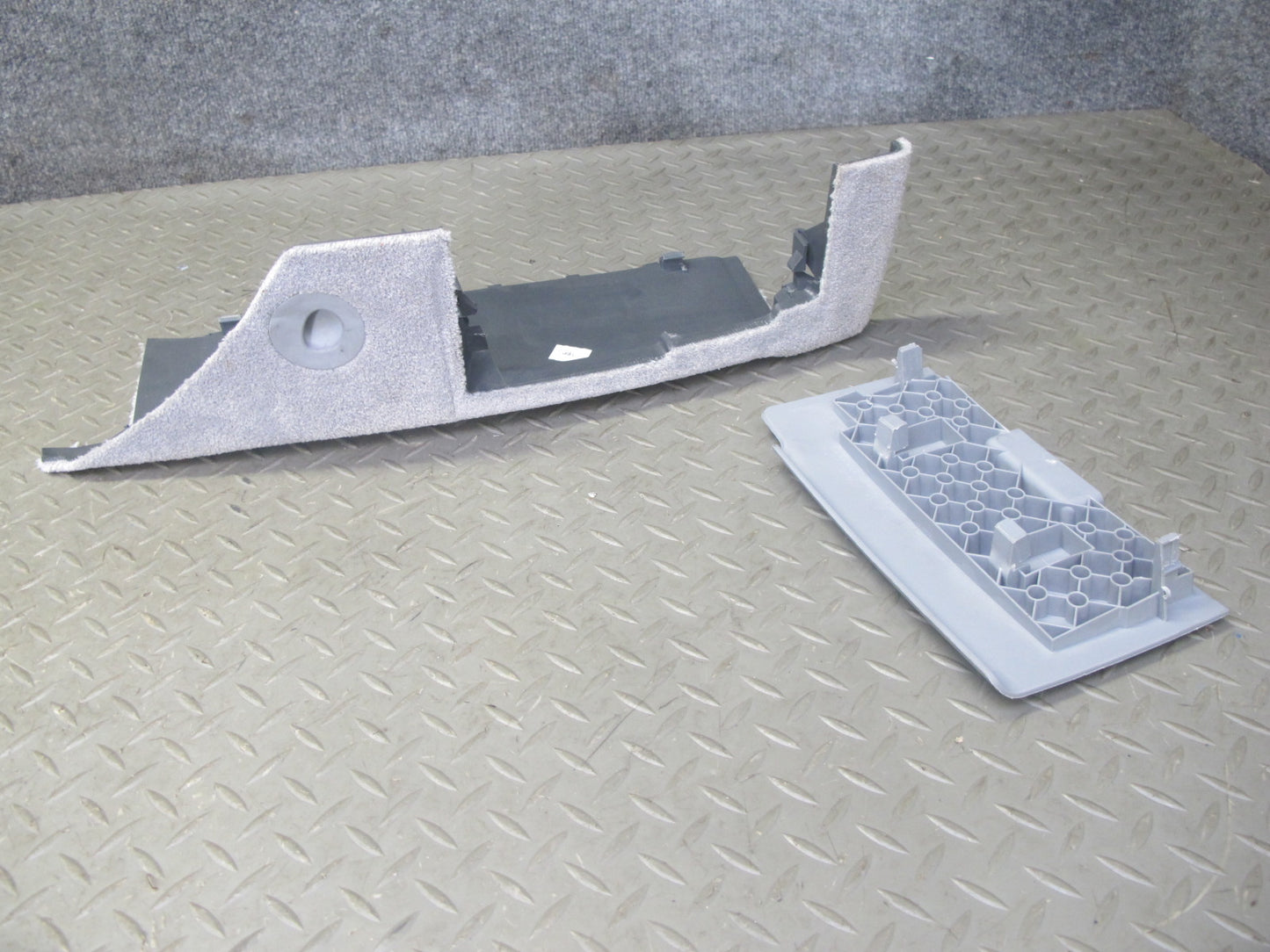 2003-2010 Porsche Cayenne 955 Front Left Seat Frame Trim Carpet Panel Set of 2