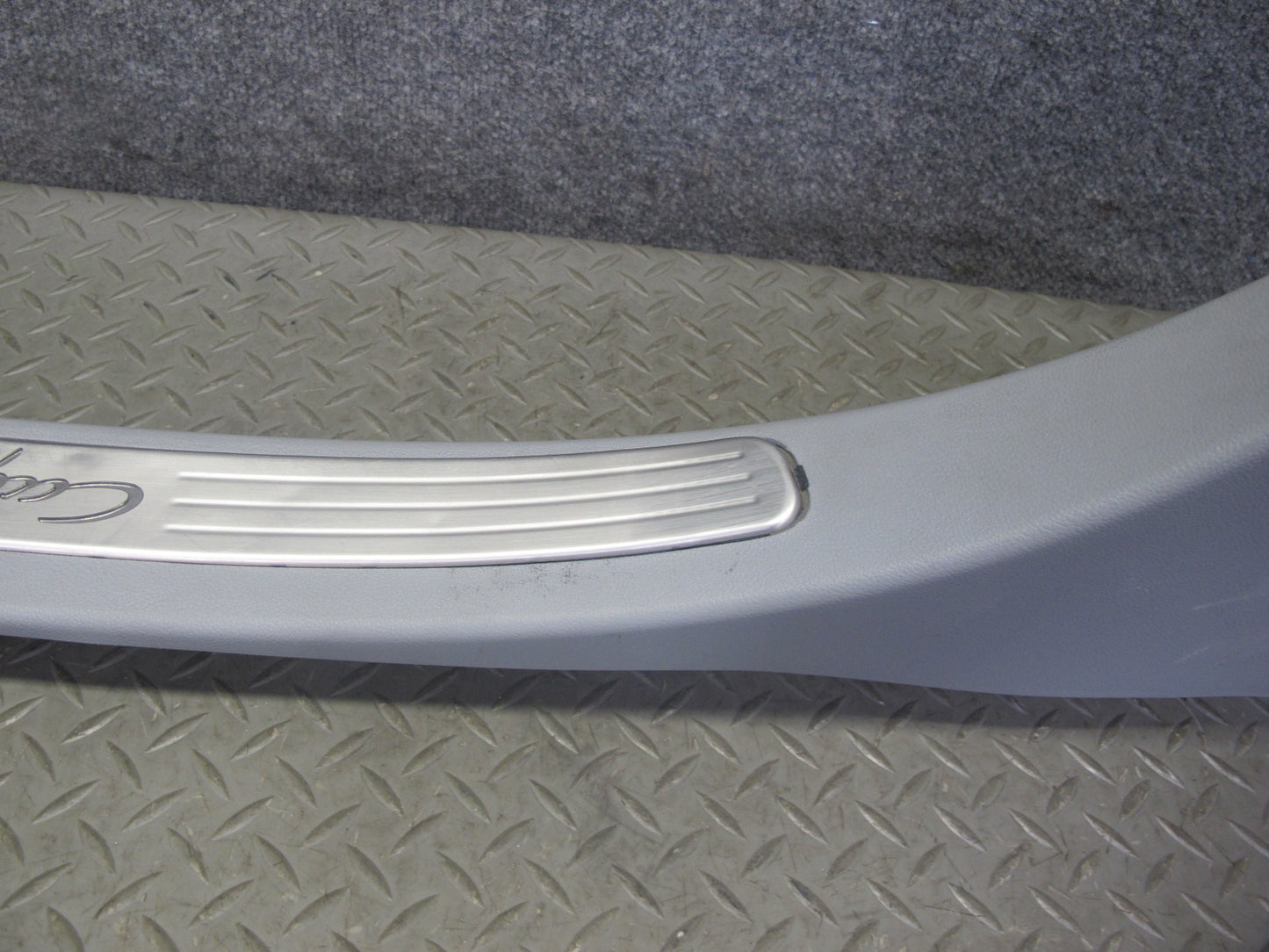 2003-2010 Porsche Cayenne 955 Front Door Scuff Sill Plate Trim Panel Set of 2