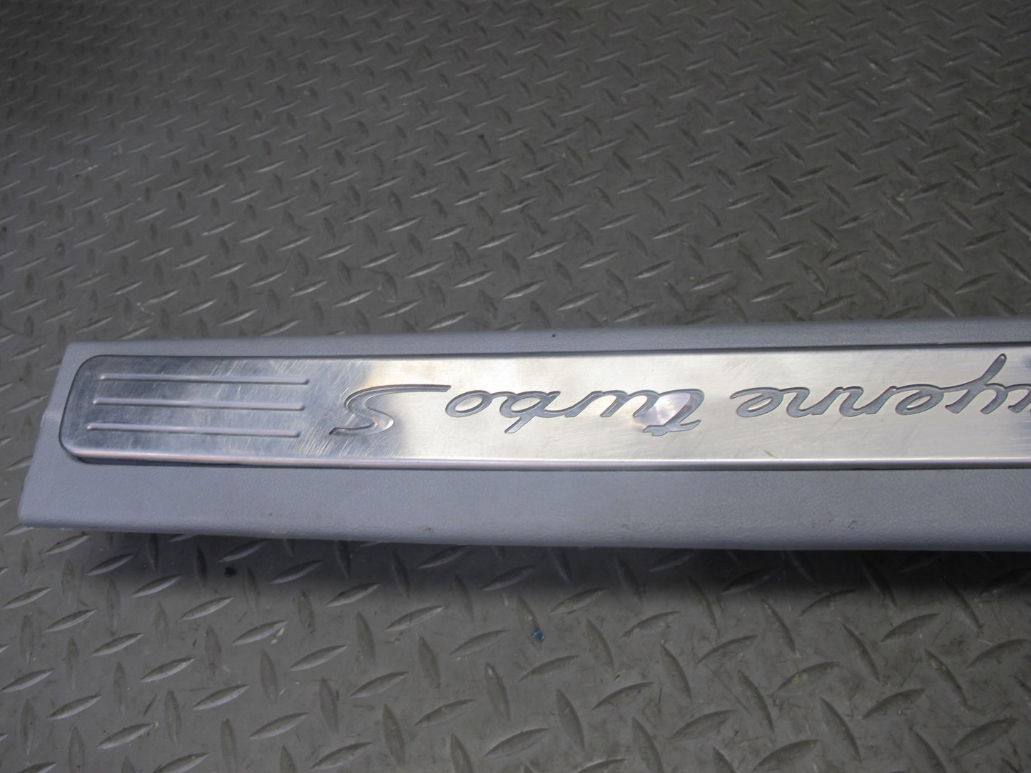 2003-2010 Porsche Cayenne 955 Front Door Scuff Sill Plate Trim Panel Set of 2
