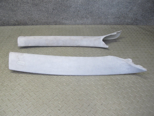 03-10 Porsche Cayenne 957 Front A Pillar Interior Trim Panel Alcantara Set of 2
