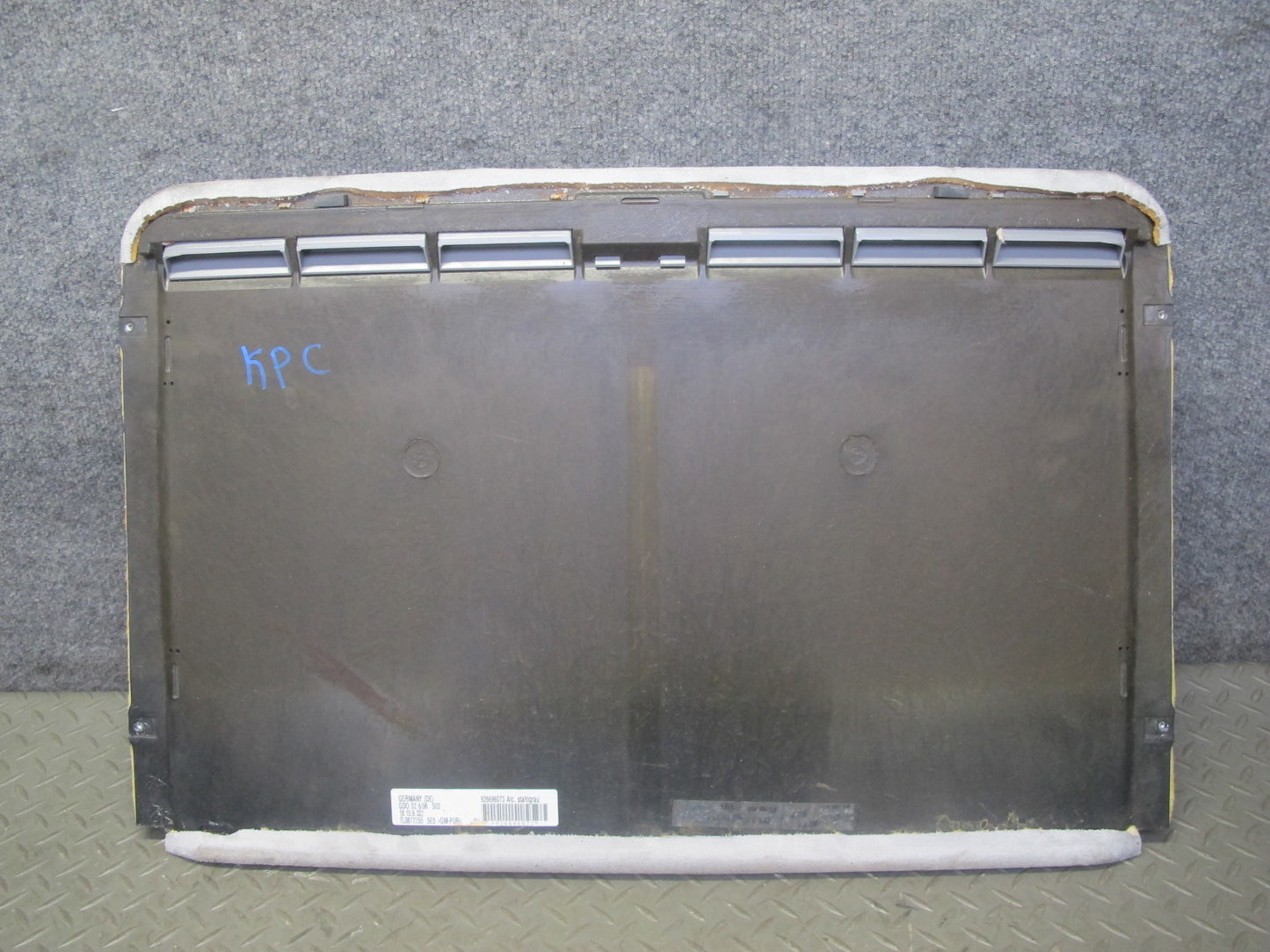 2003-2010 Porsche Cayenne 955 Sunroof Sun Shade Interior Cover Alcantara