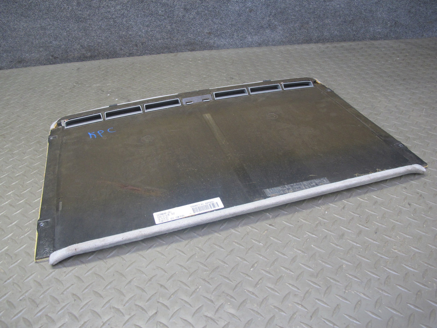 2003-2010 Porsche Cayenne 955 Sunroof Sun Shade Interior Cover Alcantara