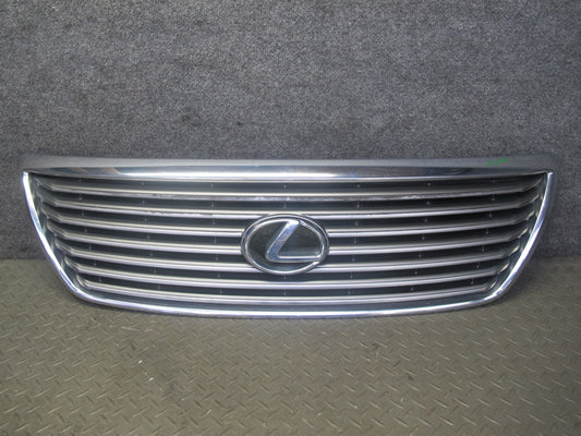04-06 Lexus UCF30L LS430 Front Upper Hood Chrome Grille w Emblem OEM