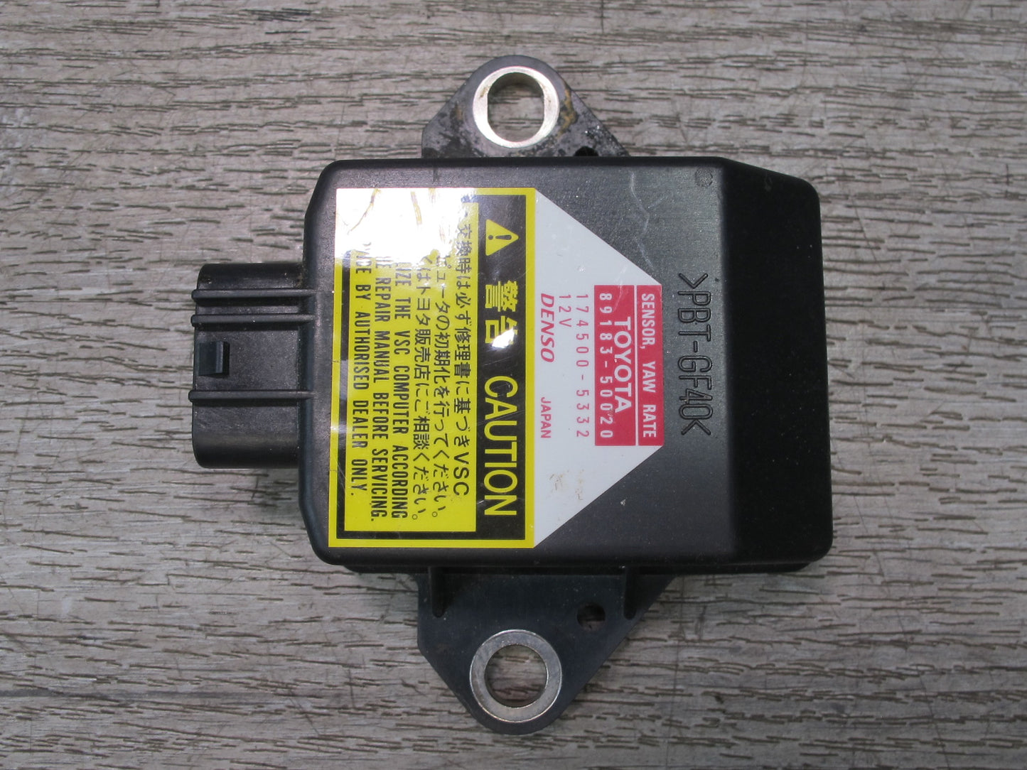 04-06 Lexus UCF30L LS430 YAW Turn Rate Stability Sensor 89183-50020 OEM