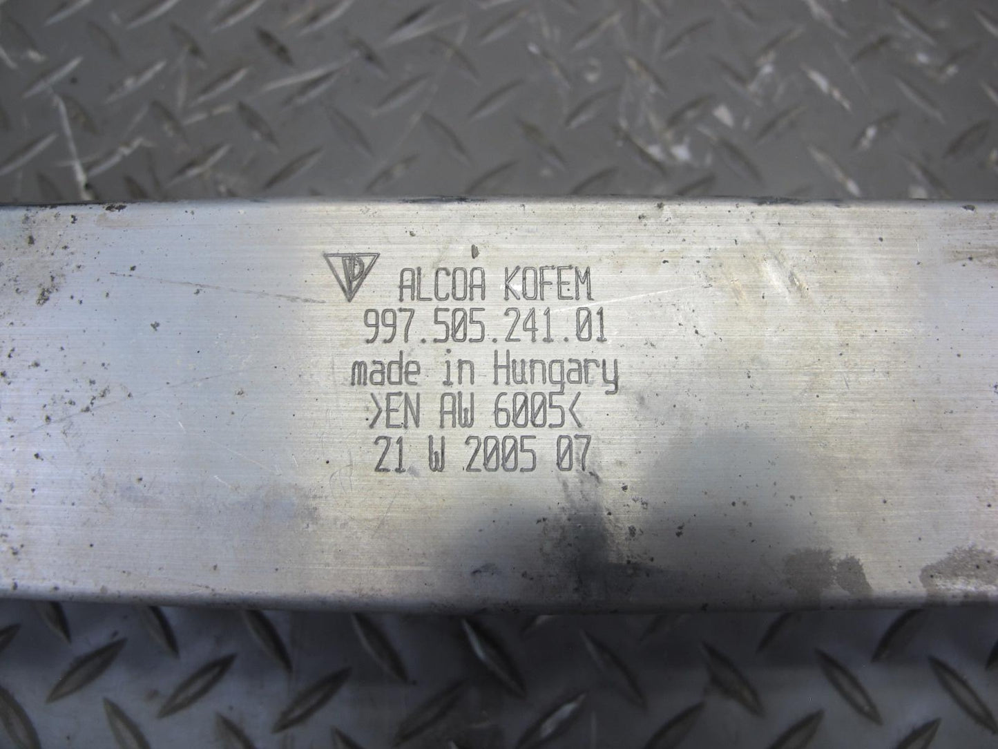 2005-2008 Porsche 911 997 Rear Bumper Impact Reinforcement Bar 99750524101