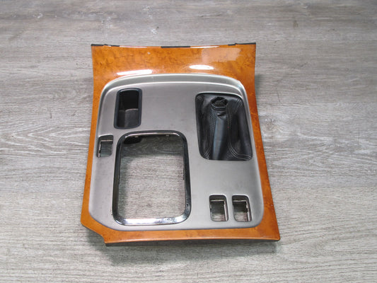 2003-2007 Lexus UZJ100L LX470 Center Console Shifter Wood Trim Cover  Panel