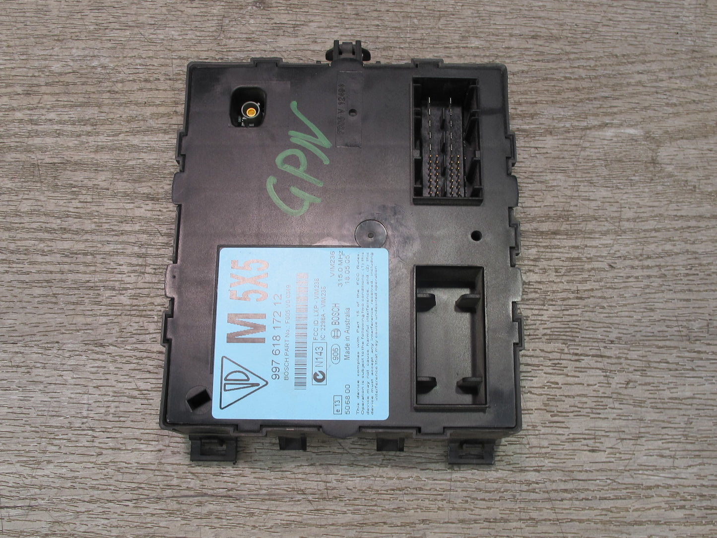 2005-2008 Porsche 911 997 Anti Theft Alarm Control Module 99761817212