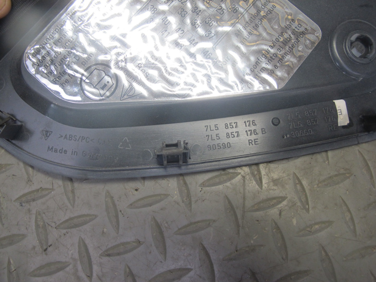 2003-2010 Porsche Cayenne 955 Dash Front Left & Right END Trim Cover Panel Set