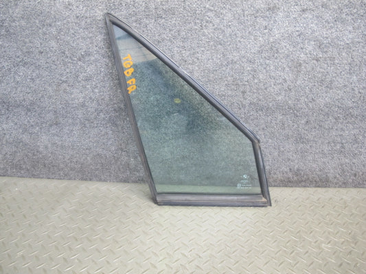 87-91 BMW E30 3-SERIES Convertible Right Door Fixed Corner Glass Window OEM