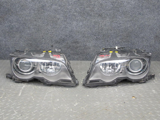 01-02 BMW E46 Coupe Convertible Set of 2 Front Xenon HID Headlight Lamp OEM