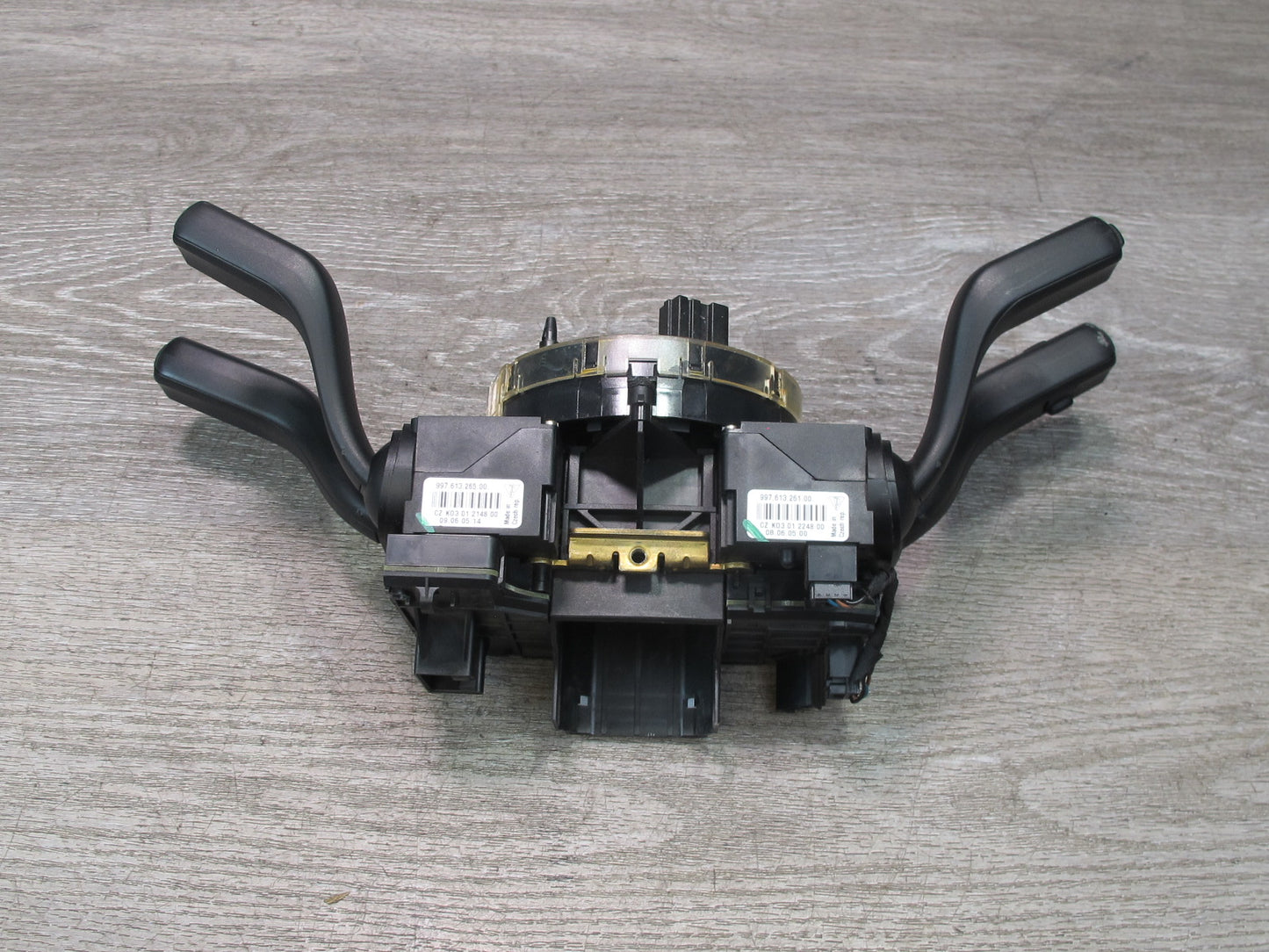 05-12 PORSCHE 911 997 STEERING COLUMN MULTI SWITCH CLOCK SPRING OEM