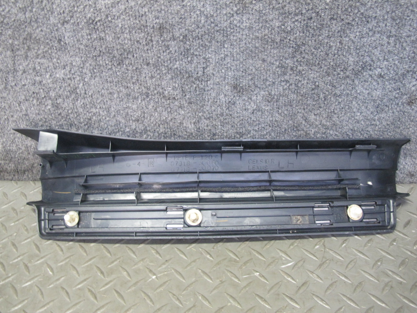 01-06 Lexus UCF30L LS430 Set of 2 Rear Door Scuff Sill Plate Trim Panel OEM