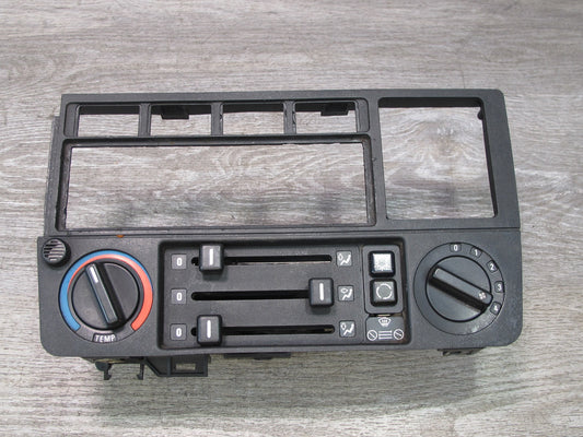 87-91 BMW E30 3-SERIES Manual A/C Heater Climate Control Switch Panel OEM
