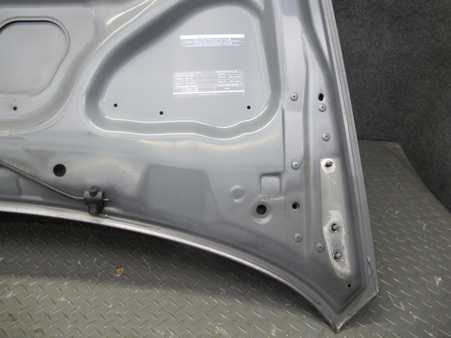 09-20 Nissan Z34 370Z Front Hood Bonnet Shell Panel Cover Gray M OEM